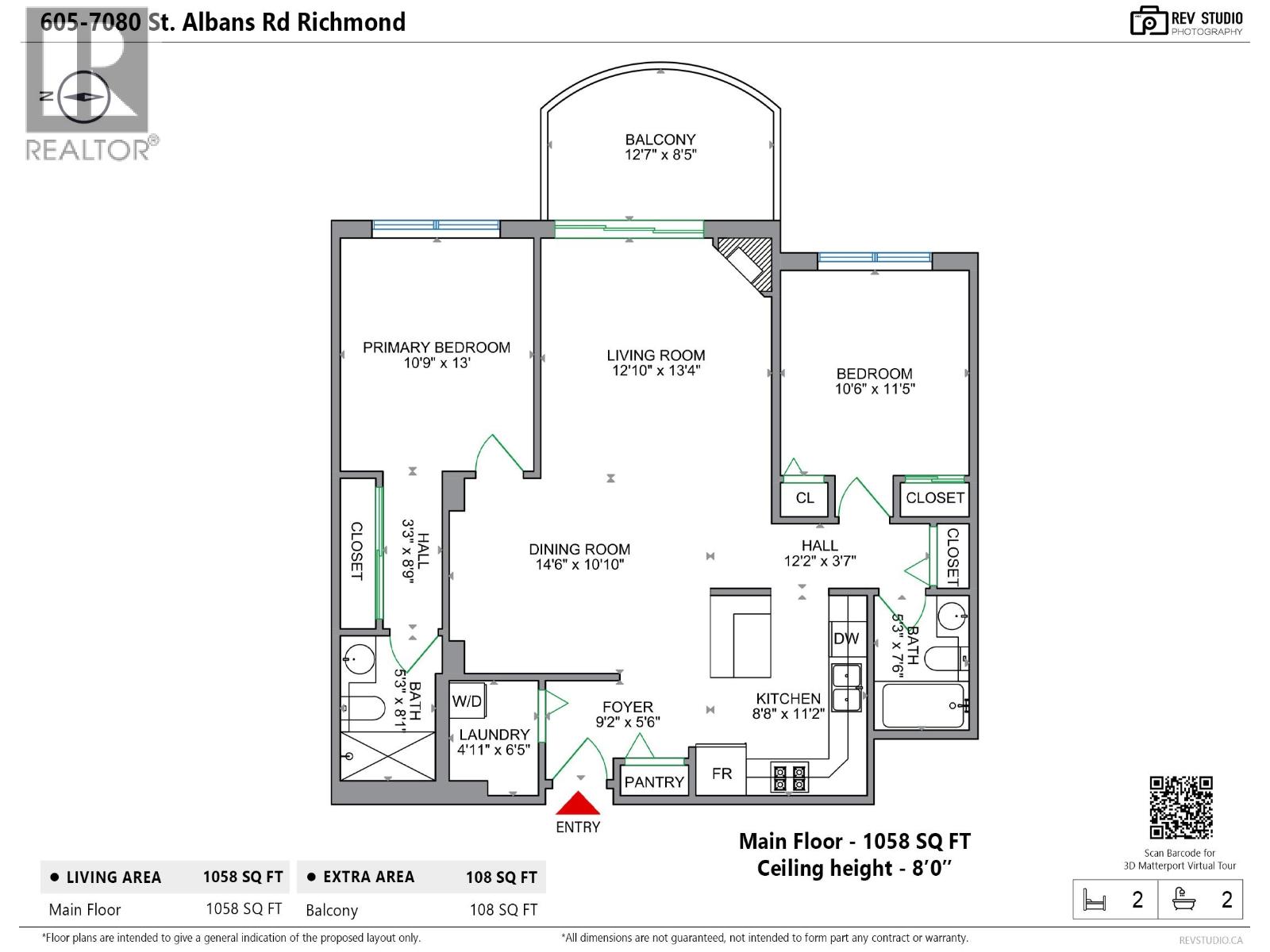 605 7080 St. Albans Road, Richmond, British Columbia  V6Y 4E6 - Photo 4 - R3115416