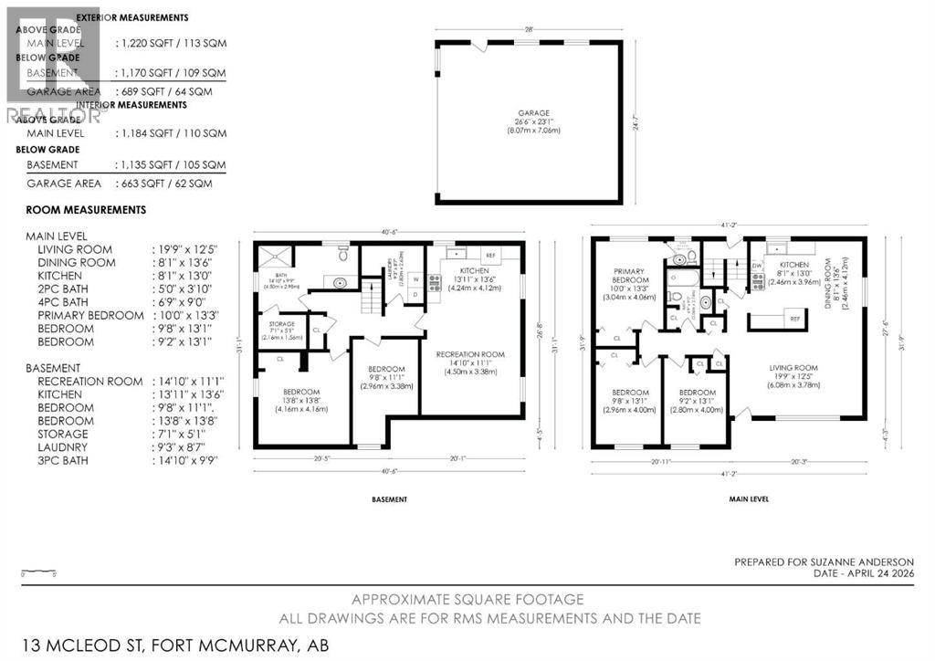 13 Mcleod Street, Fort Mcmurray, Alberta  T9H 1Z4 - Photo 3 - A2304442