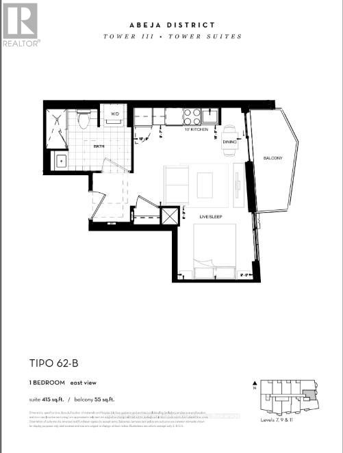 1129 - 498 Caldari Road, Vaughan, Ontario  L4K 0R5 - Photo 16 - N13046338