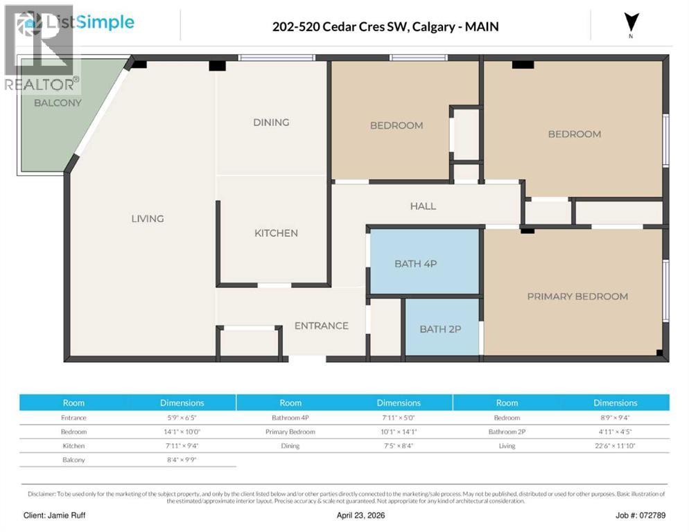 202, 520 Cedar Crescent SW, Calgary, Alberta  T3C 2Y8 - Photo 42 - A2303330