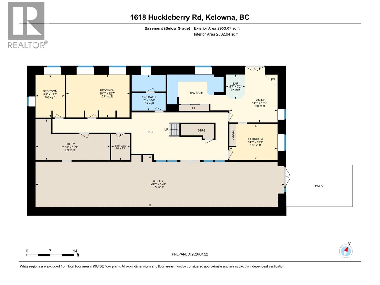 1618 Huckleberry Road, Kelowna, British Columbia  V1P 1M5 - Photo 88 - 10377162