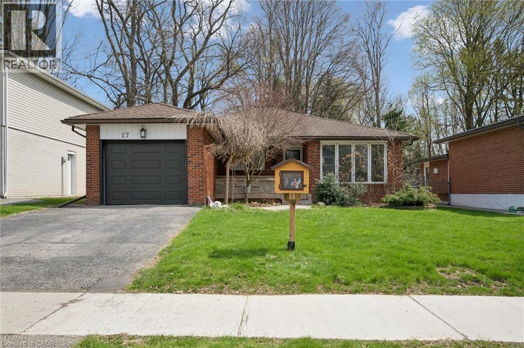 27 SILVERSPRING Crescent, Kitchener, Ontario