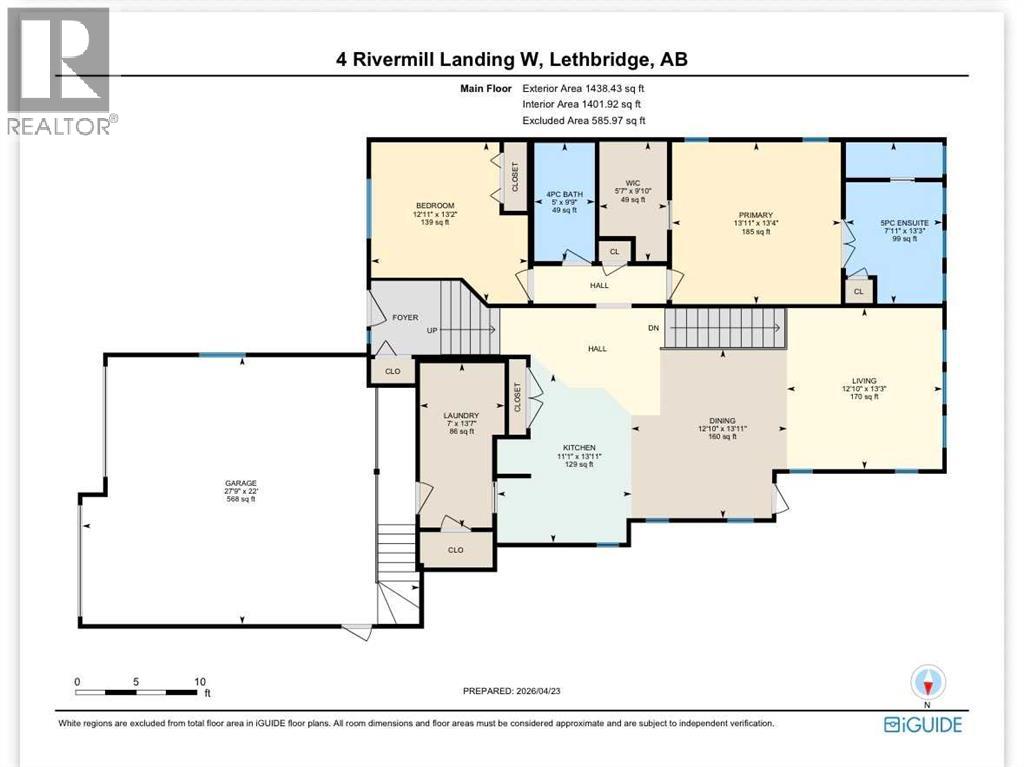4 Rivermill Landing W, Lethbridge, Alberta  T1K 8B2 - Photo 34 - A2303478