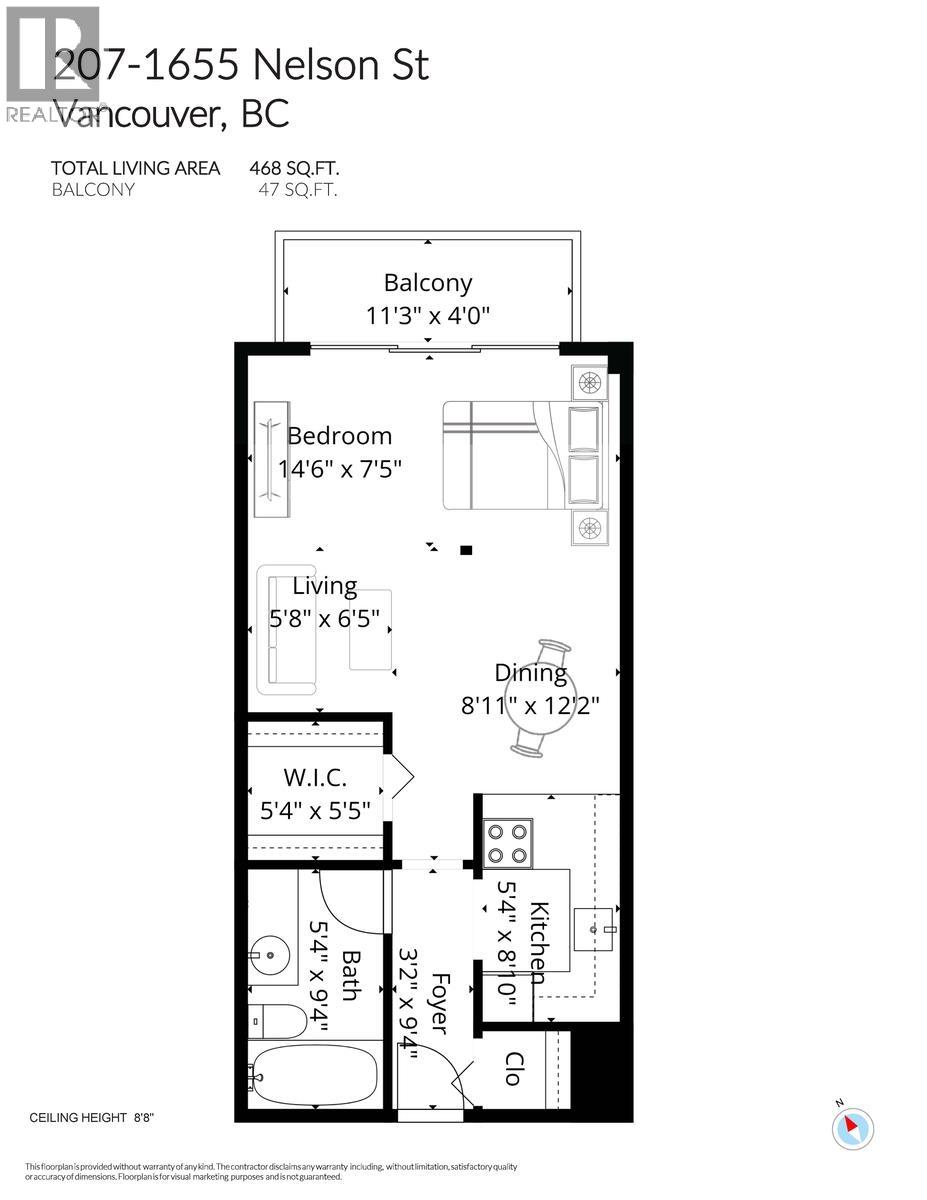 207 1655 Nelson Street, Vancouver, British Columbia  V6G 1M4 - Photo 18 - R3110958