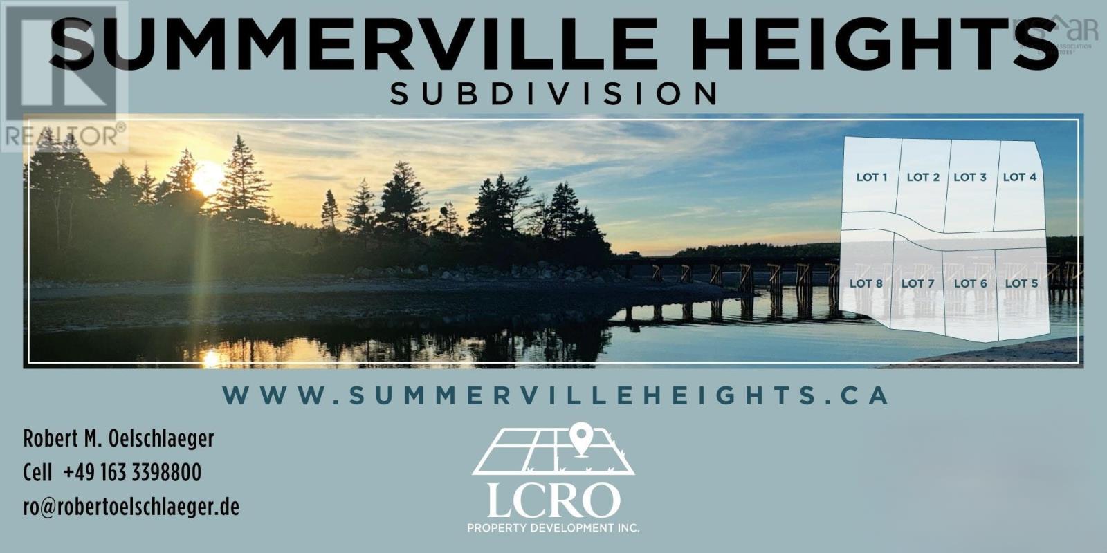 Lot 5 Highway 3|Summerville Heights, summerville centre, Nova Scotia