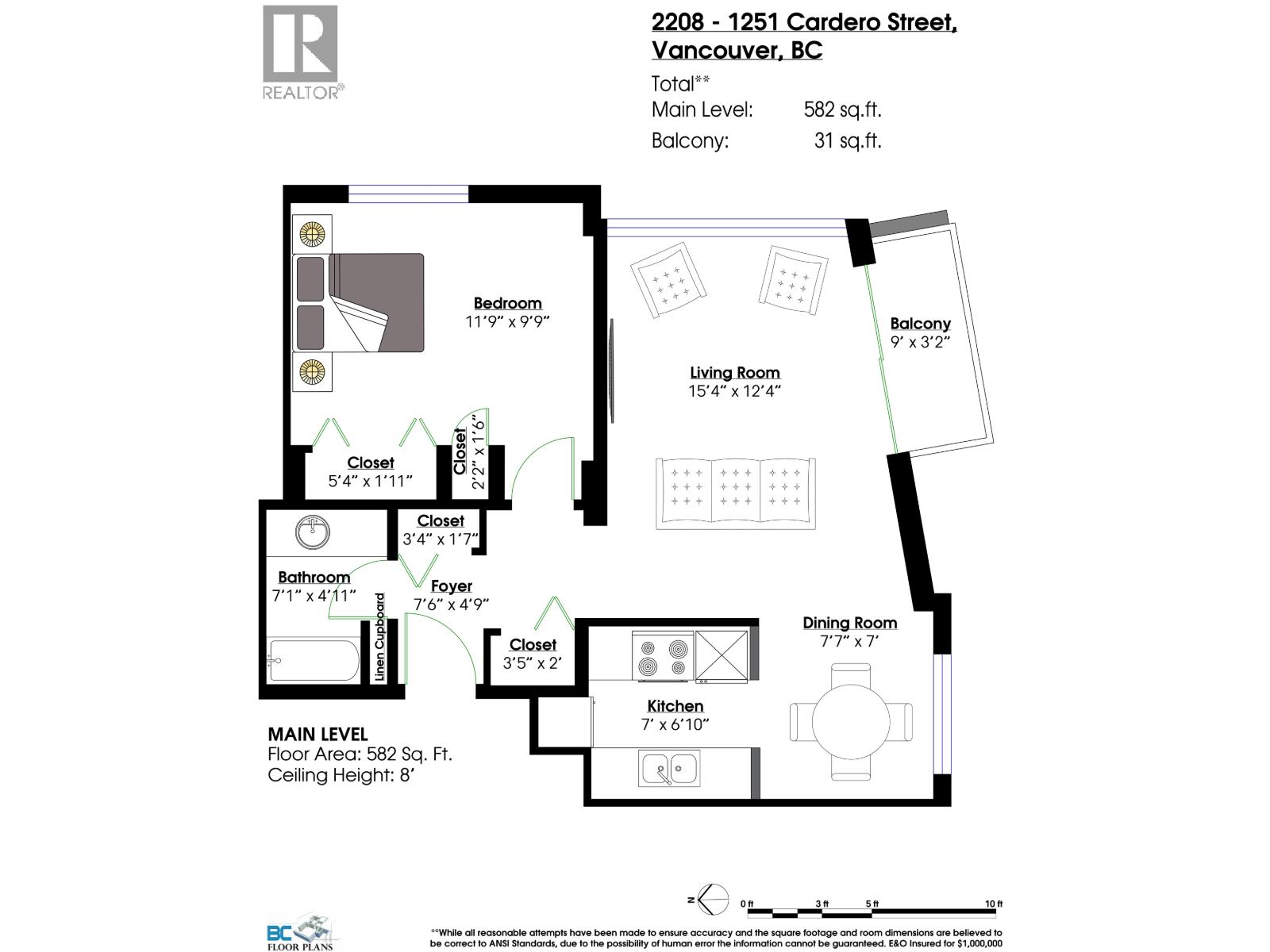 2208 1251 Cardero Street, Vancouver, British Columbia  V6G 2H9 - Photo 23 - R3032886