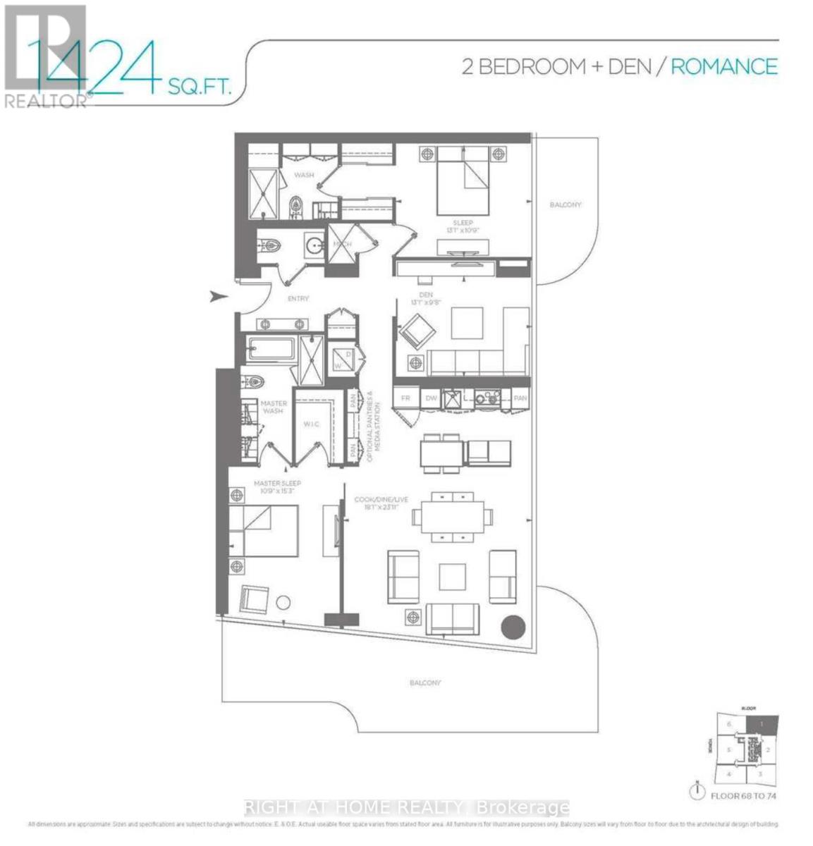 7401 - 1 Bloor Street E, Toronto, Ontario  M4W 1A9 - Photo 21 - C13050284