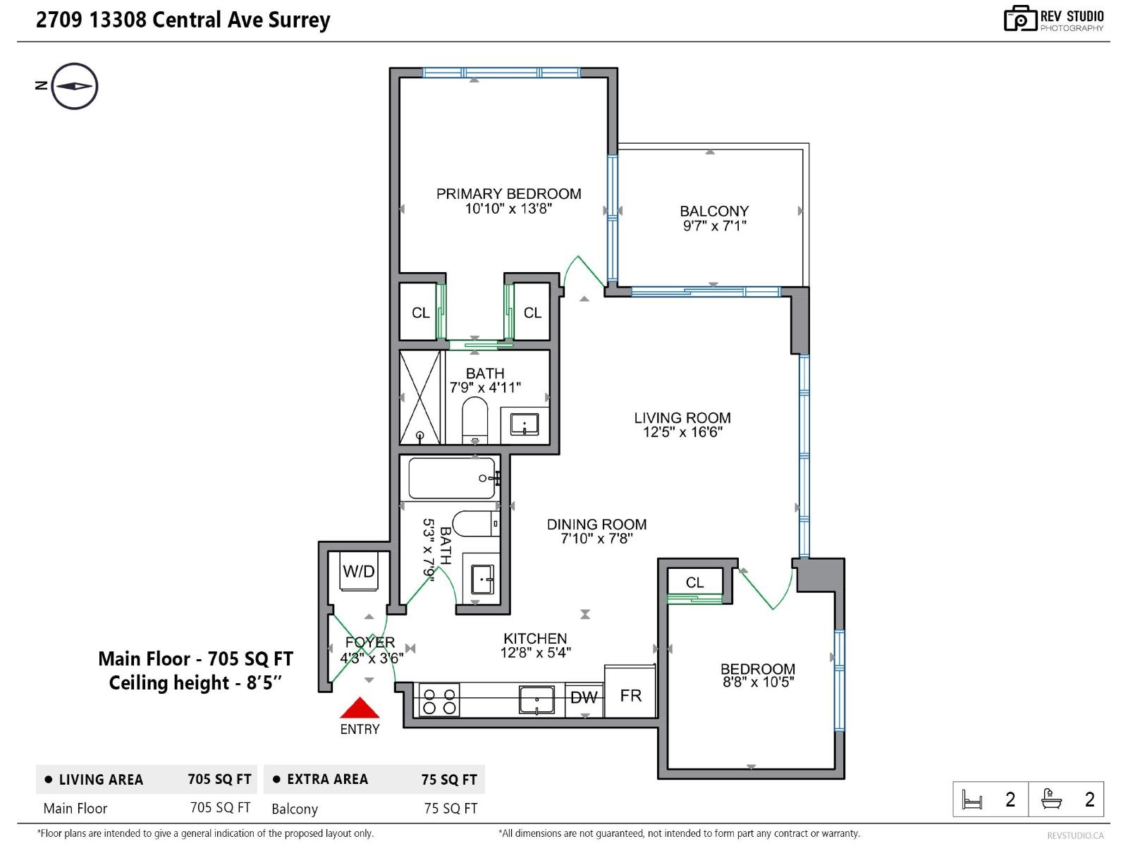 2709 13308 Central Avenue, Surrey, British Columbia  V3T 0M4 - Photo 28 - R3114910