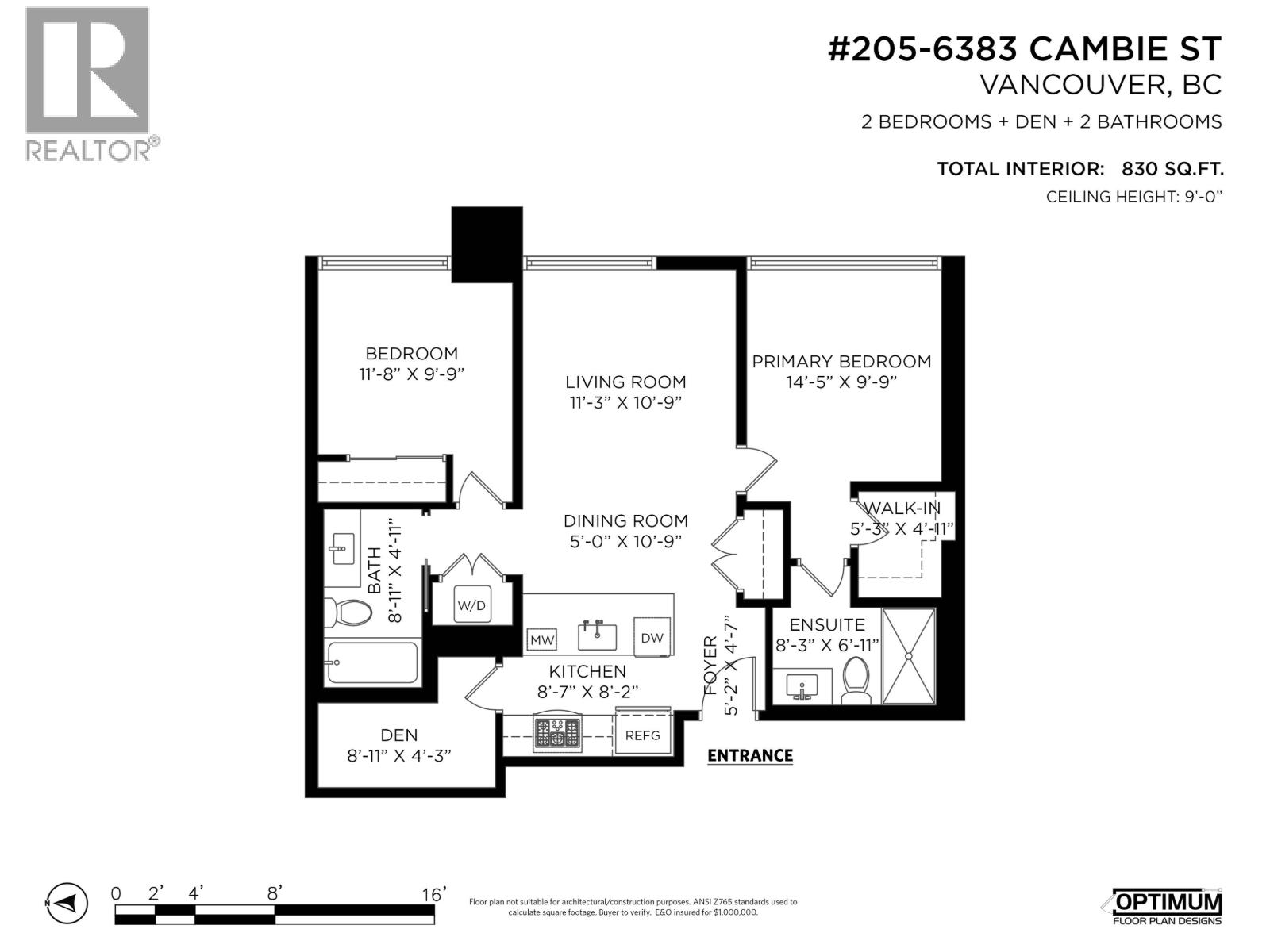 205 6383 Cambie Street, Vancouver, British Columbia  V5Z 3B2 - Photo 13 - R3116524