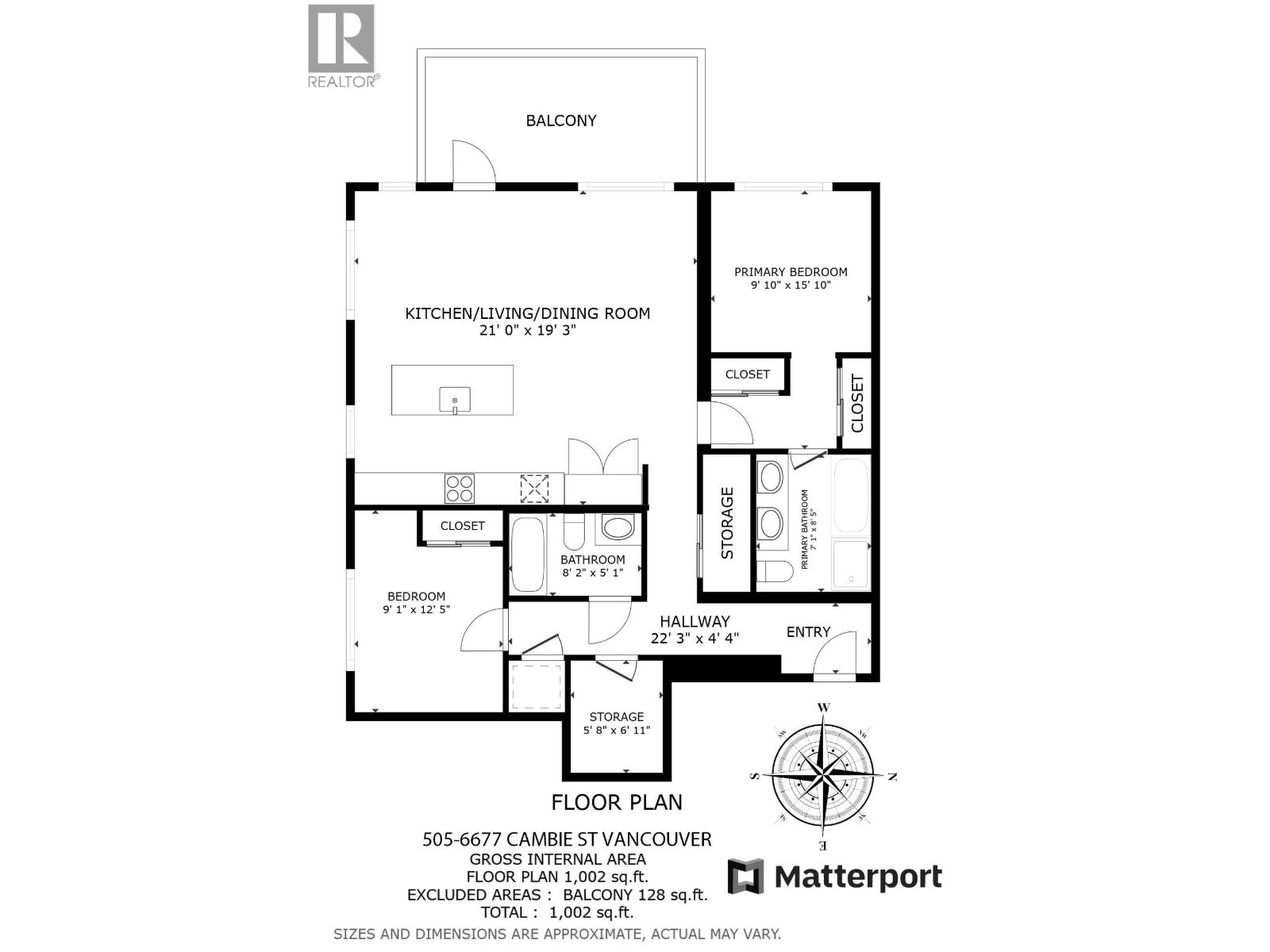 505 6677 Cambie Street, Vancouver, British Columbia  V6P 0E6 - Photo 15 - R3116158