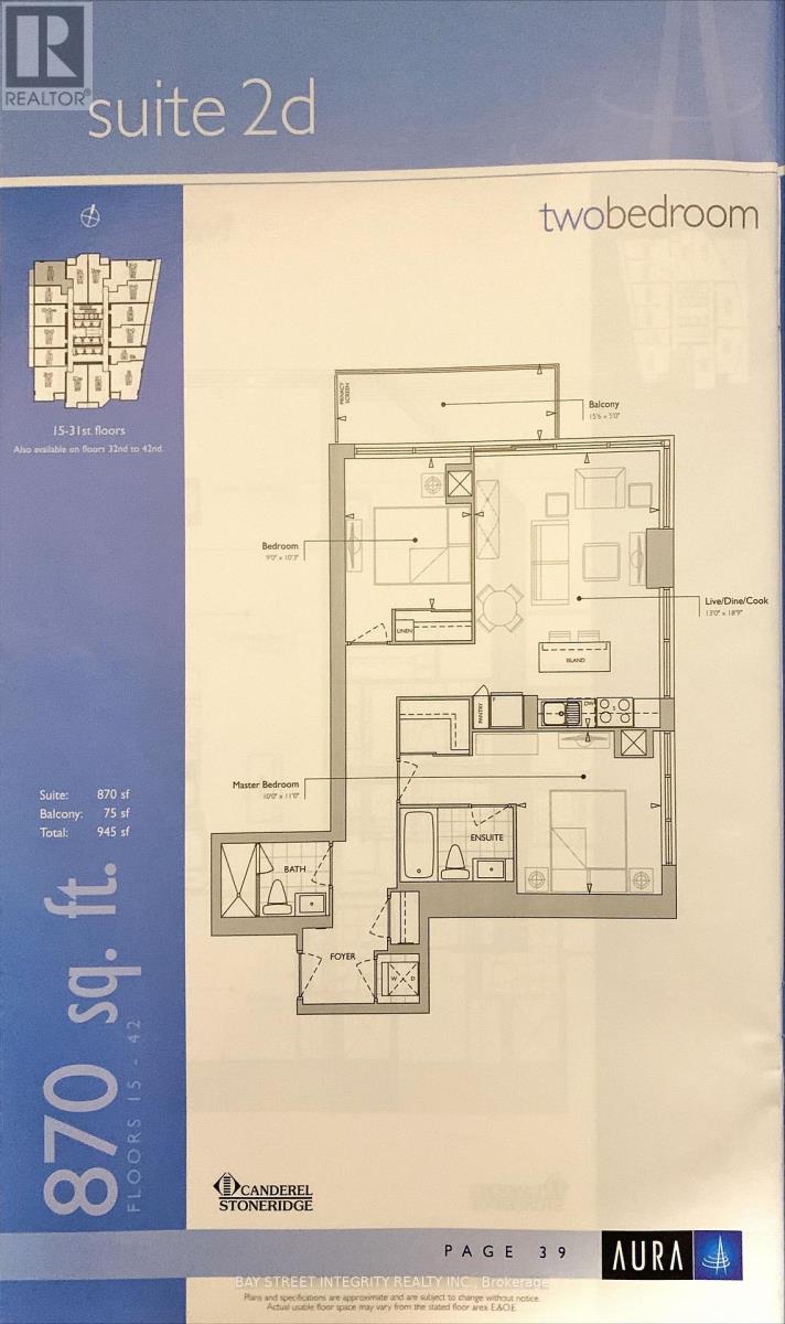 1915 - 386 Yonge Street, Toronto, Ontario  M5B 0A5 - Photo 1 - C13051340