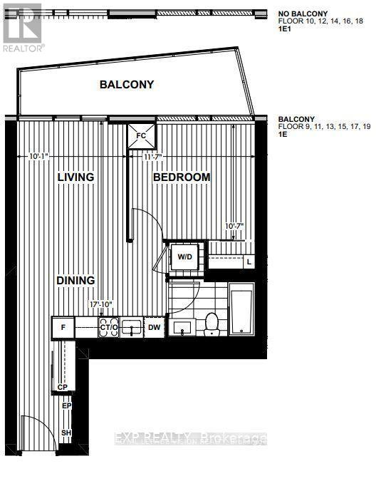 1115 - 470 Front Street W, Toronto, Ontario  M5V 0V6 - Photo 3 - C13053342