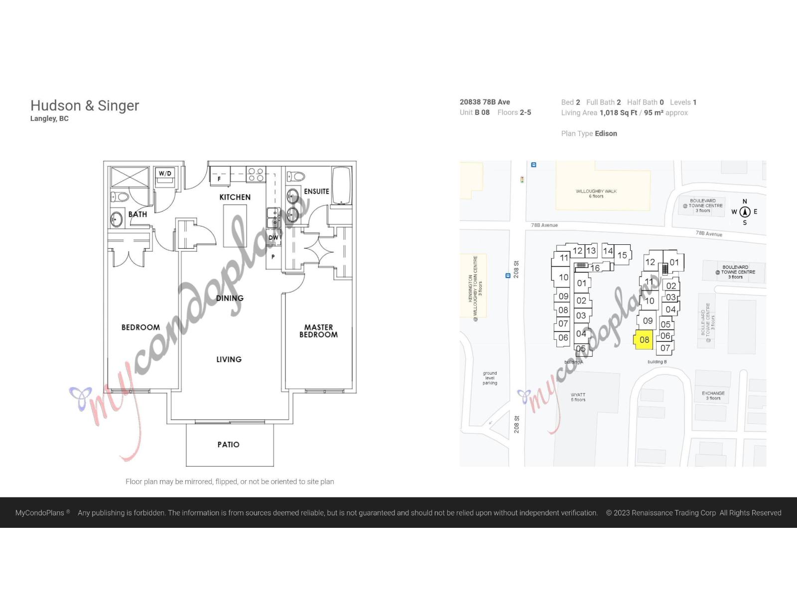 B208 20838 78b Avenue, Langley, British Columbia  V2Y 3M2 - Photo 2 - R3117112