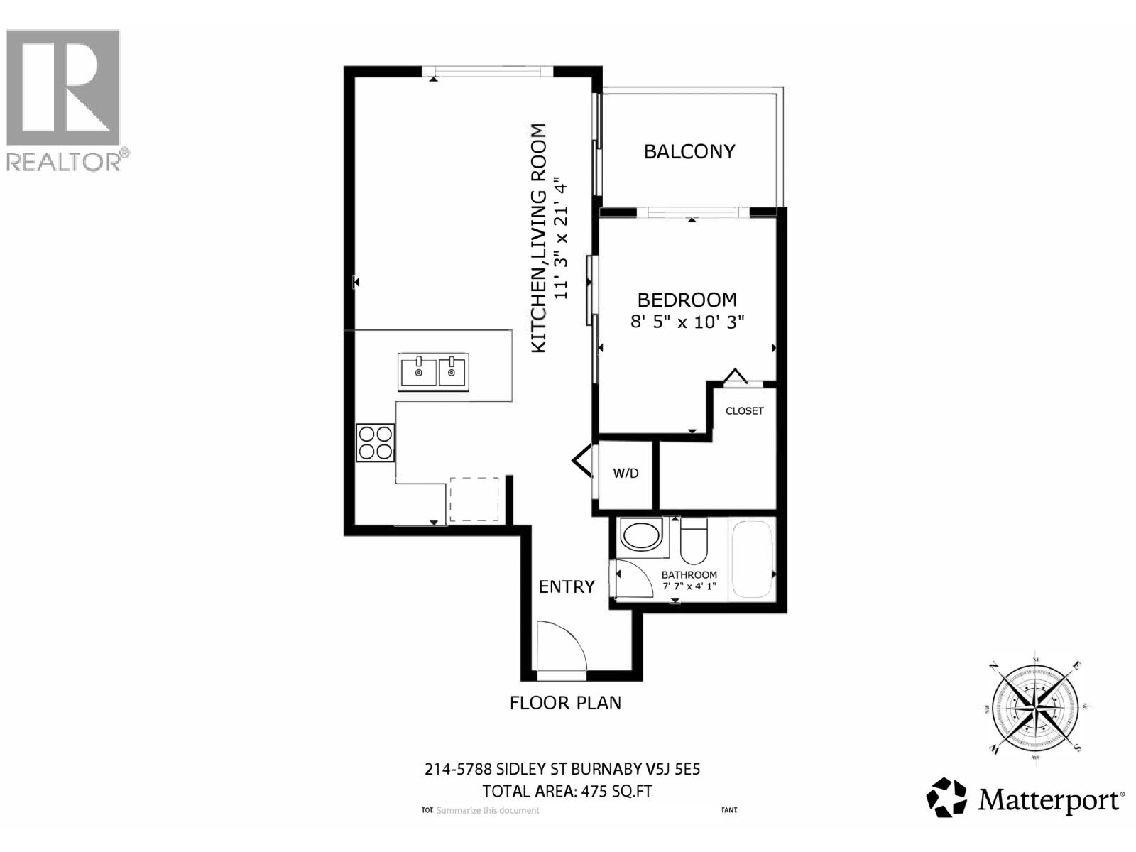 214 5788 Sidley Street, Burnaby, British Columbia  V5J 5E5 - Photo 1 - R3117087
