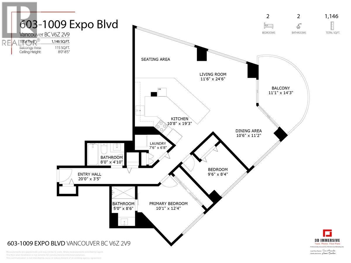 603 1009 Expo Boulevard, Vancouver, British Columbia  V6Z 2V9 - Photo 2 - R3095836