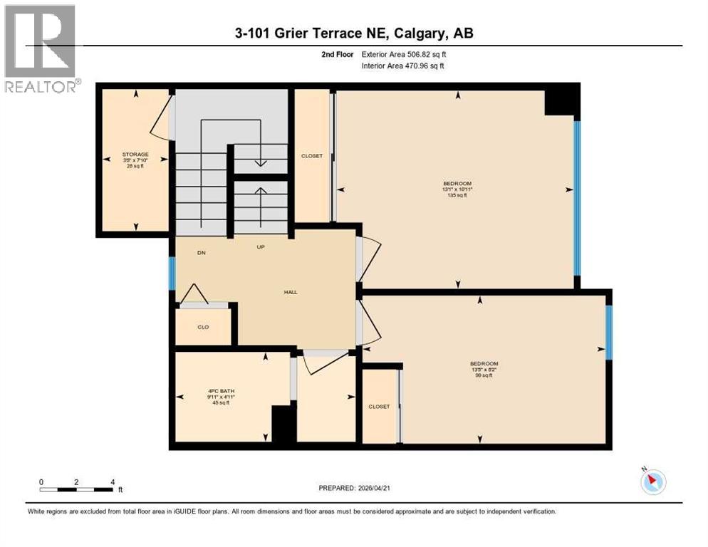 3, 101 Grier Terrace NE, Calgary, Alberta  T2K 5Y6 - Photo 36 - A2303702