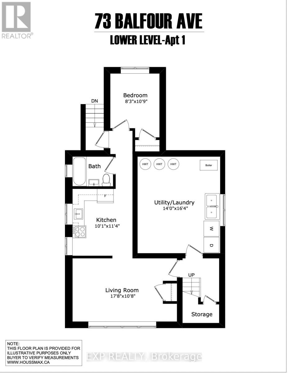 Lower Level - 73 Balfour Avenue, Toronto, Ontario  M4C 1T4 - Photo 11 - E13056622