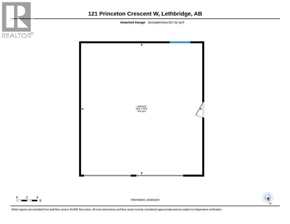 121 Princeton Crescent W, Lethbridge, Alberta  T1K 4S5 - Photo 34 - A2306198