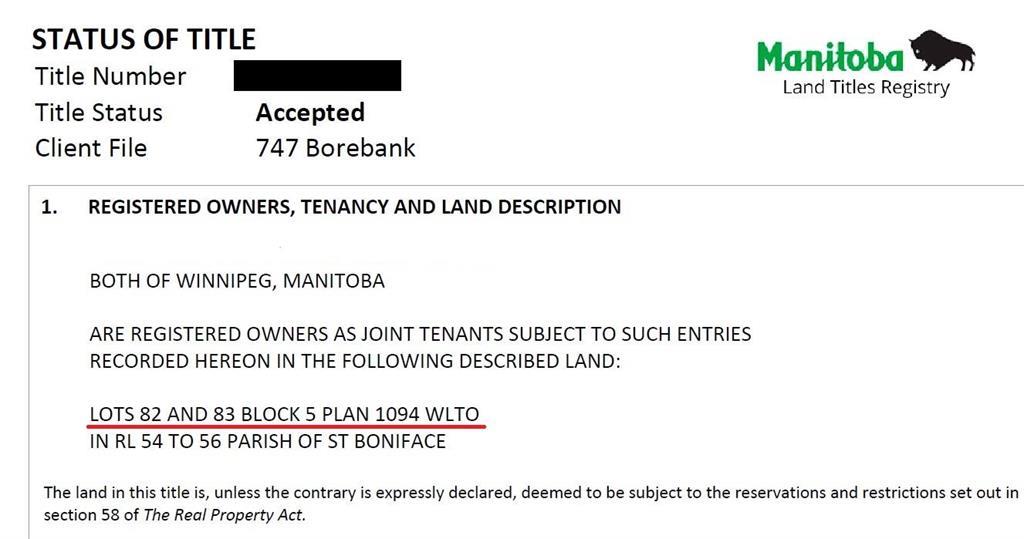 747 Borebank Street, Winnipeg, Manitoba  R3N 1G3 - Photo 2 - 202608691