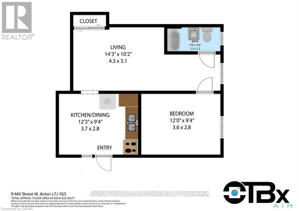 9 Mill Street W, Halton Hills, Ontario  L7J 1G3 - Photo 23 - W13059444