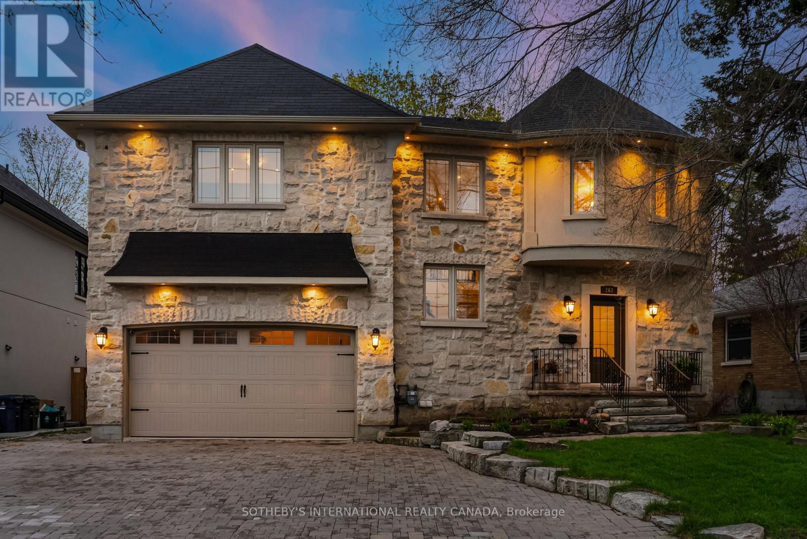 A beautifully crafted custom residence offering exceptional scale, comfort, and versatility in one of Etobicoke's most desirable locations. Set on an impressive 65 x 165 ft lot, this property boasts a deep, private backyard with endless potential for refined outdoor living, including the opportunity to add a pool. The main level showcases a thoughtfully designed layout with expansive principal rooms, ideal for both elegant entertaining and everyday living. The chef-inspired kitchen features a substantial centre island, abundant custom cabinetry, and flows seamlessly into the inviting family room, complete with a gas fireplace and bespoke built-in shelving. A dedicated built-in workspace provides a stylish work-from-home solution, while the mudroom with custom storage offers convenient access to the garage. Upstairs, four generously proportioned bedrooms provide exceptional flexibility for growing families, including the option for two luxurious primary suites. This level is complemented by multiple well-appointed bathrooms and the convenience of second-floor laundry. The fully finished lower level offers a separate entrance, full bathroom, and expansive open-concept space, presenting outstanding potential for extended family living or a future in-law or income suite. Refined finishes include hardwood flooring throughout most of the home, an EV-ready garage, and ample parking. The outdoor setting is designed as a private retreat, featuring a two-tiered deck, hot tub with new motor and jets, fire pit, enclosed vegetable garden, gas BBQ hookup, in-ground sprinkler system, ambient exterior lighting, and additional storage. Ideally situated close to top-rated schools, parks, shopping, and major highways, this home delivers the perfect blend of luxury, functionality, and location. (id:48254)