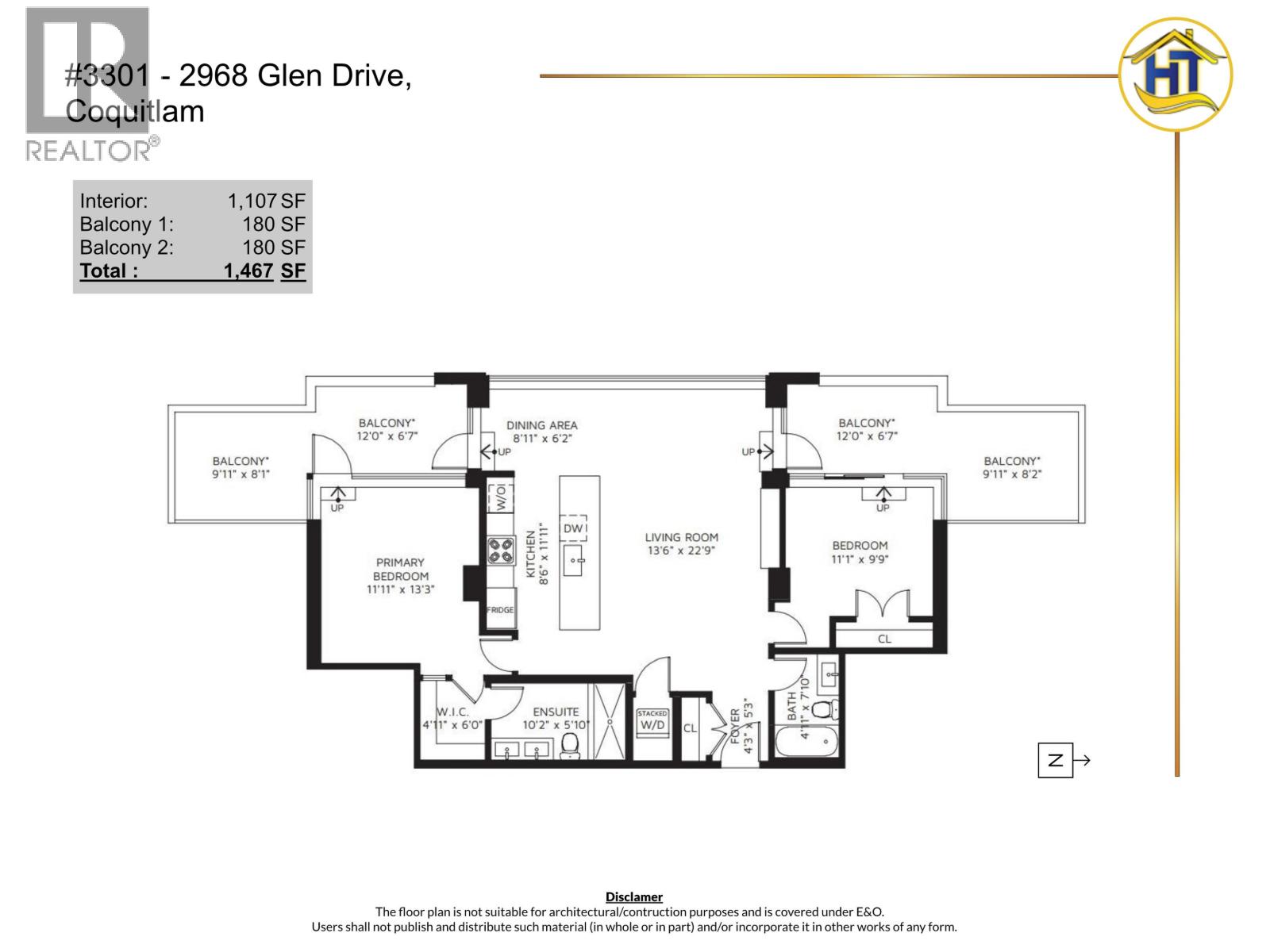 3301 2968 Glen Drive, Coquitlam, British Columbia  V3B 0C4 - Photo 30 - R3116989