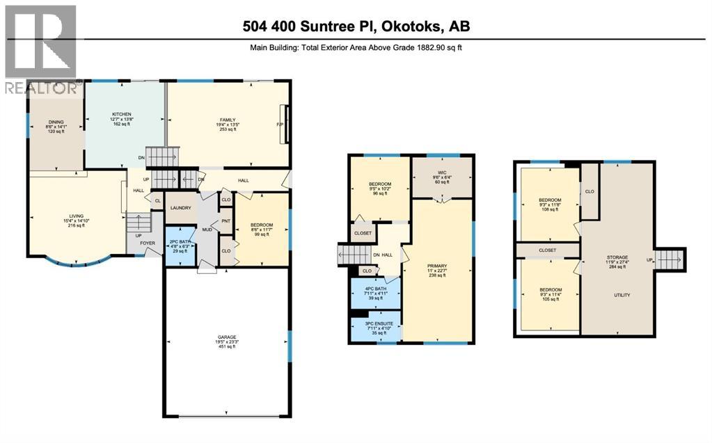 504 Suntree Place, Okotoks, Alberta  T1S 1B9 - Photo 45 - A2304932