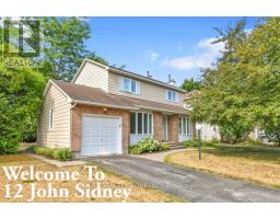 12 JOHN SIDNEY CRESCENT, Ottawa, Ontario