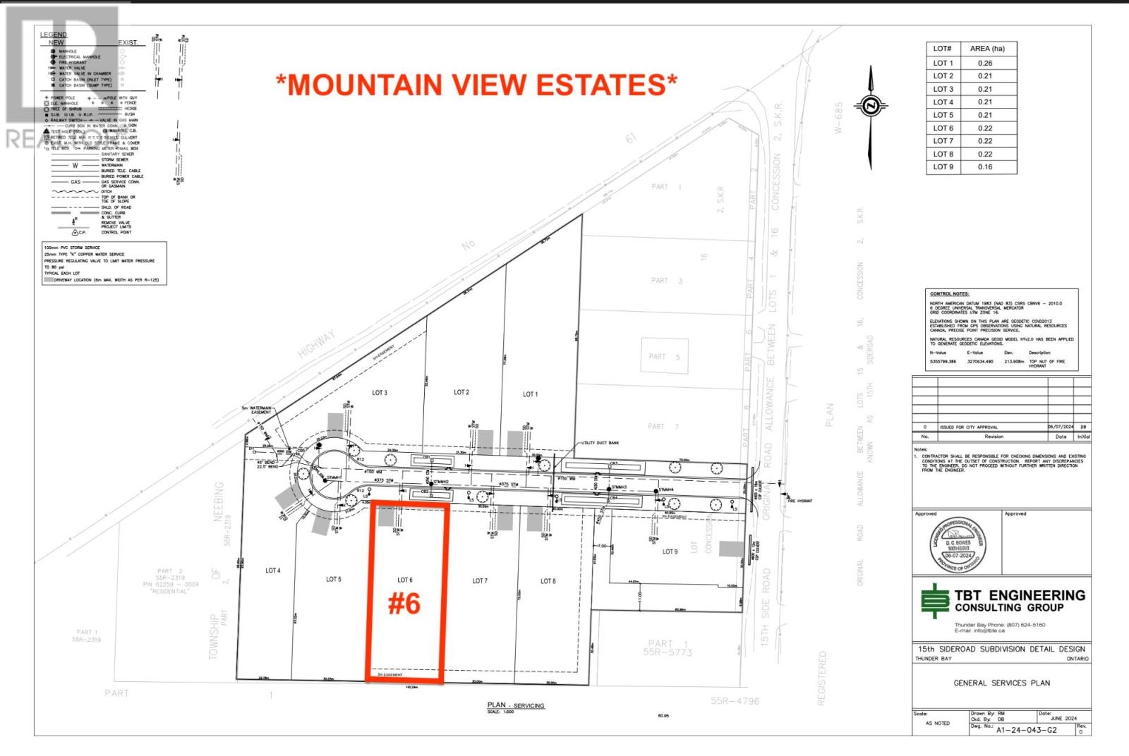 Lot #6 Mountain View Dr., Thunder Bay, Ontario