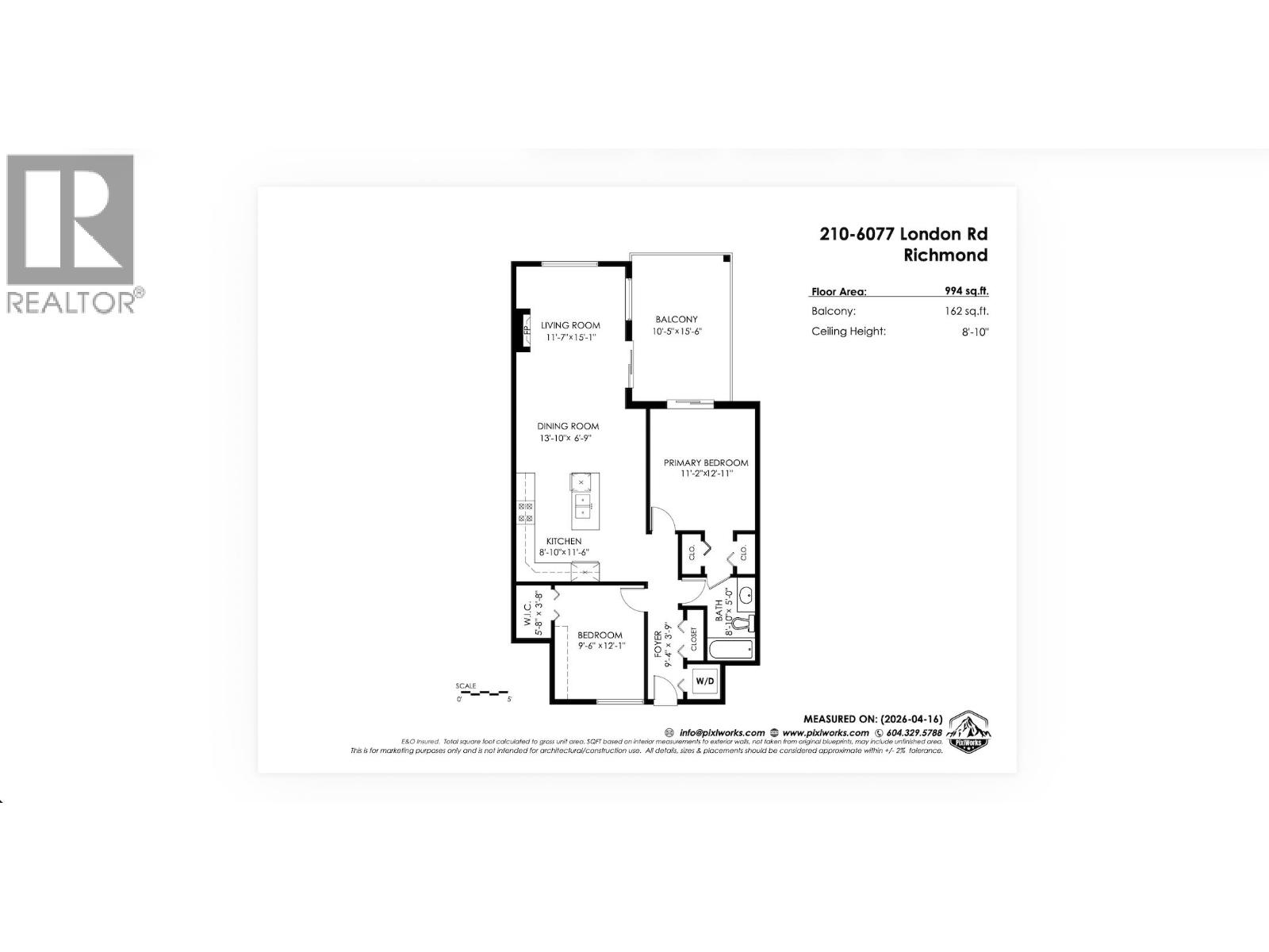 210 6077 London Road, Richmond, British Columbia  V7E 0A7 - Photo 7 - R3113452