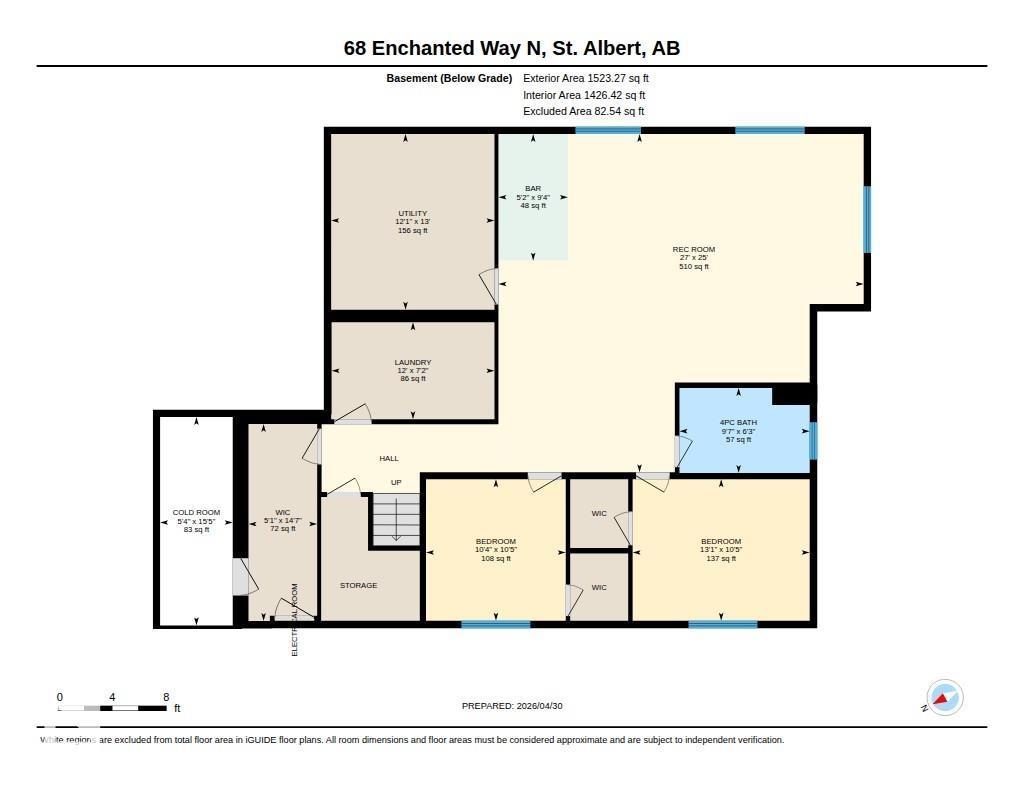 68 Enchanted Way, St. Albert, Alberta  T8N 7R7 - Photo 53 - E4484908