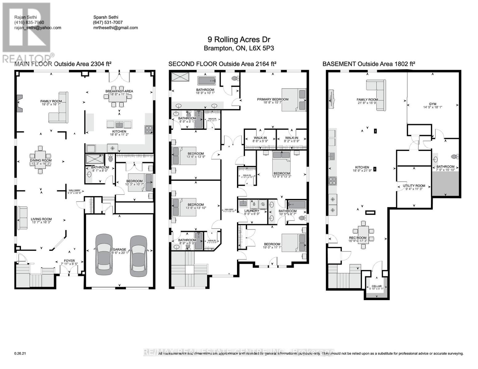 9 Rolling Acres Drive, Brampton, Ontario  L6X 5P3 - Photo 50 - W13063862