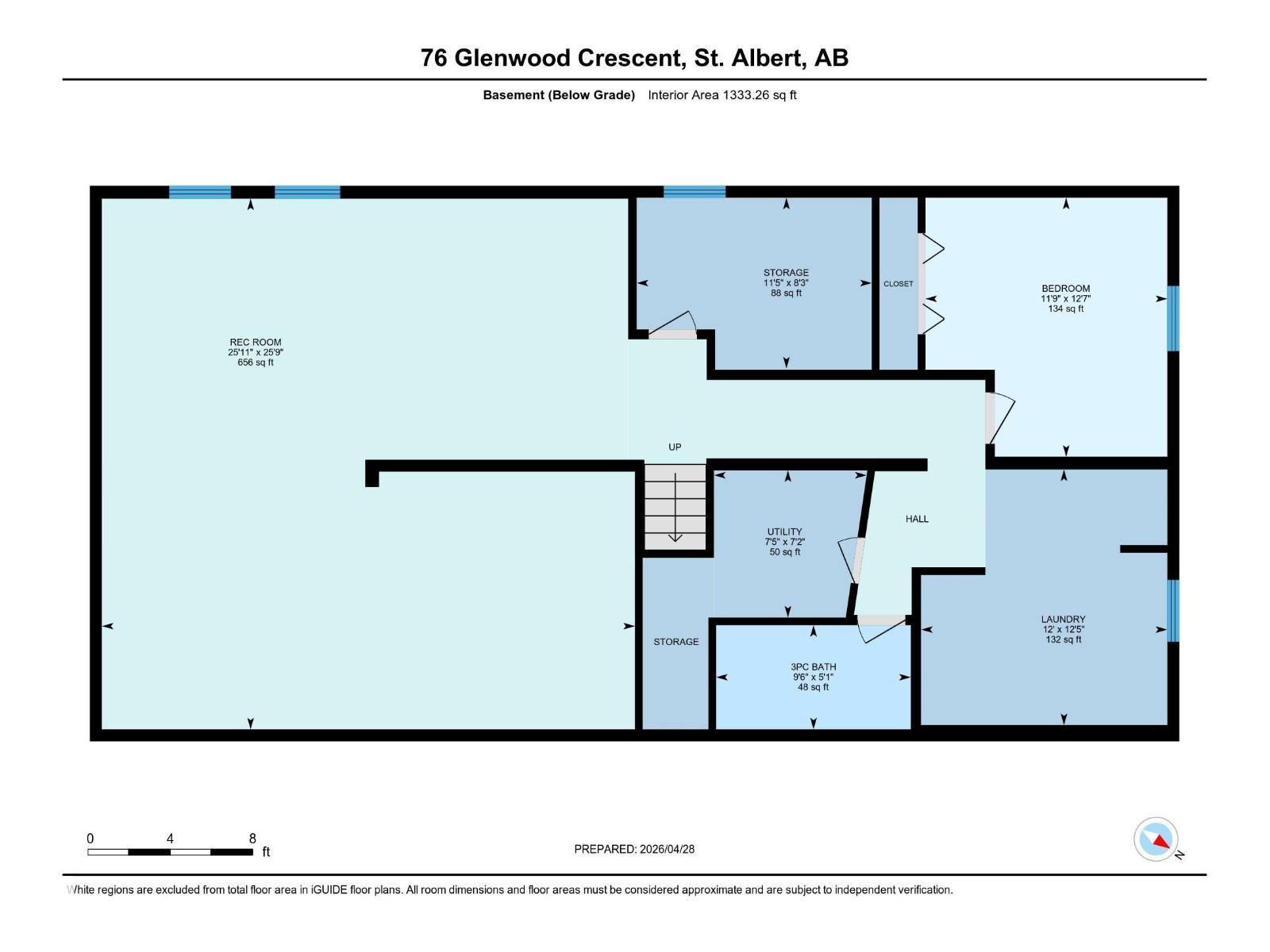 76 Glenwood Cr, St. Albert, Alberta  T8N 1X5 - Photo 75 - E4484909