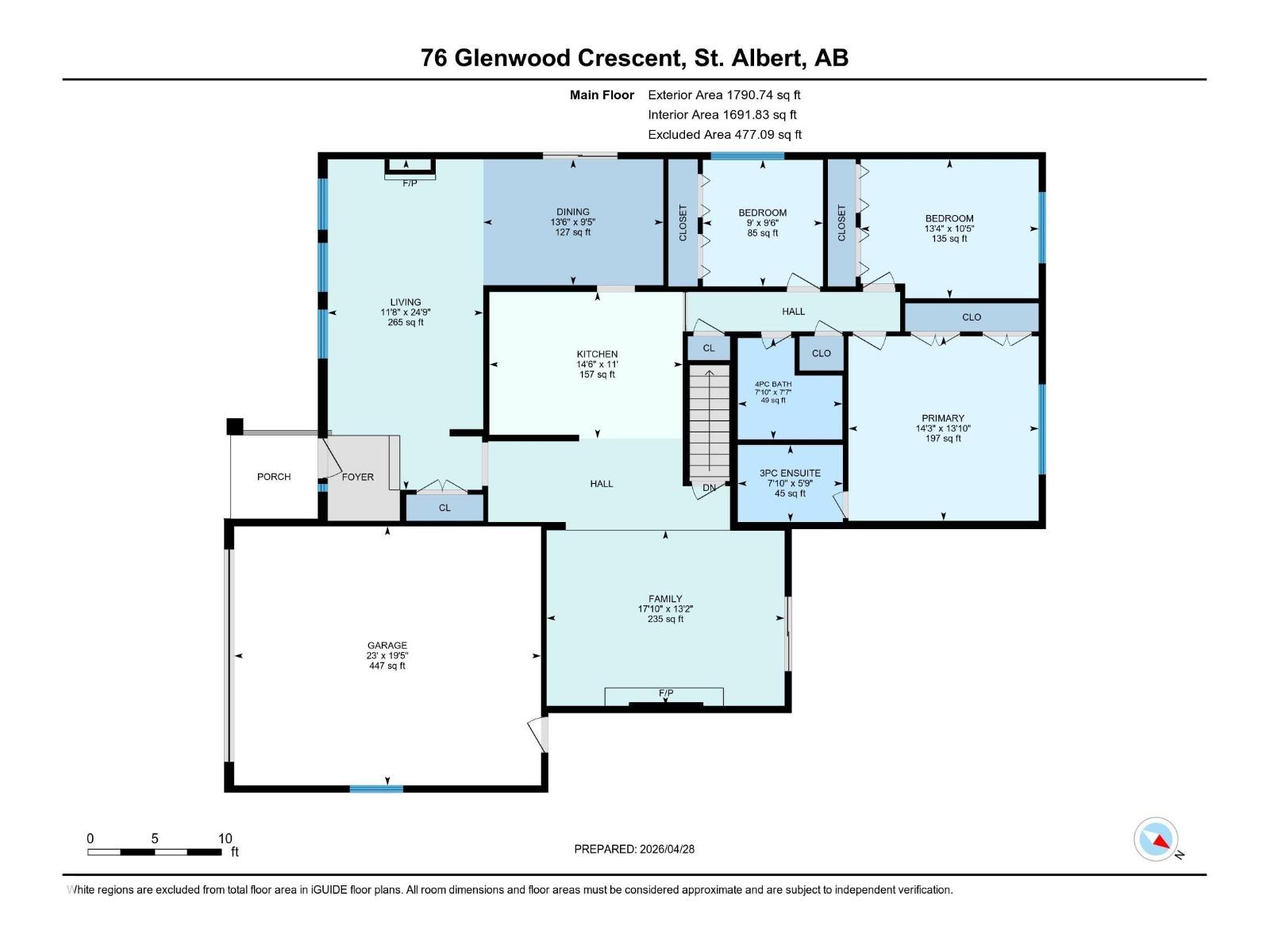 76 Glenwood Cr, St. Albert, Alberta  T8N 1X5 - Photo 74 - E4484909