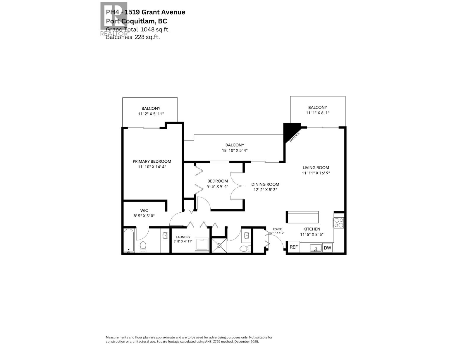 Ph4 1519 Grant Avenue, Port Coquitlam, British Columbia  V3B 7S8 - Photo 3 - R3073795