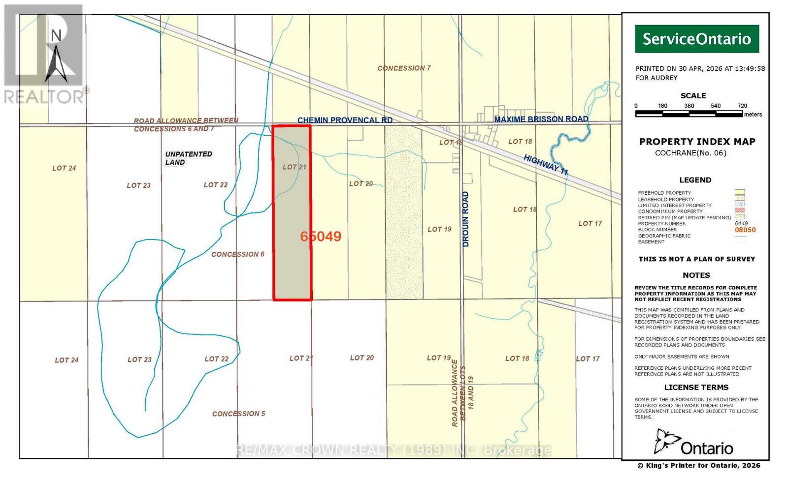 Lot 21 Concession 6 Concession, Mattice-Val Cote, Ontario  P0L 2E0 - Photo 2 - T13064524