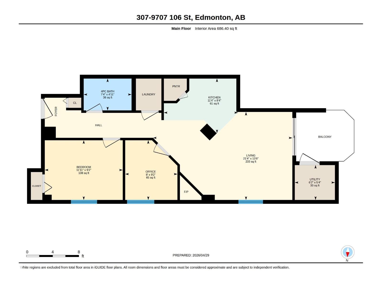 #307 9707 106 St Nw, Edmonton, Alberta  T5K 0B7 - Photo 28 - E4484644