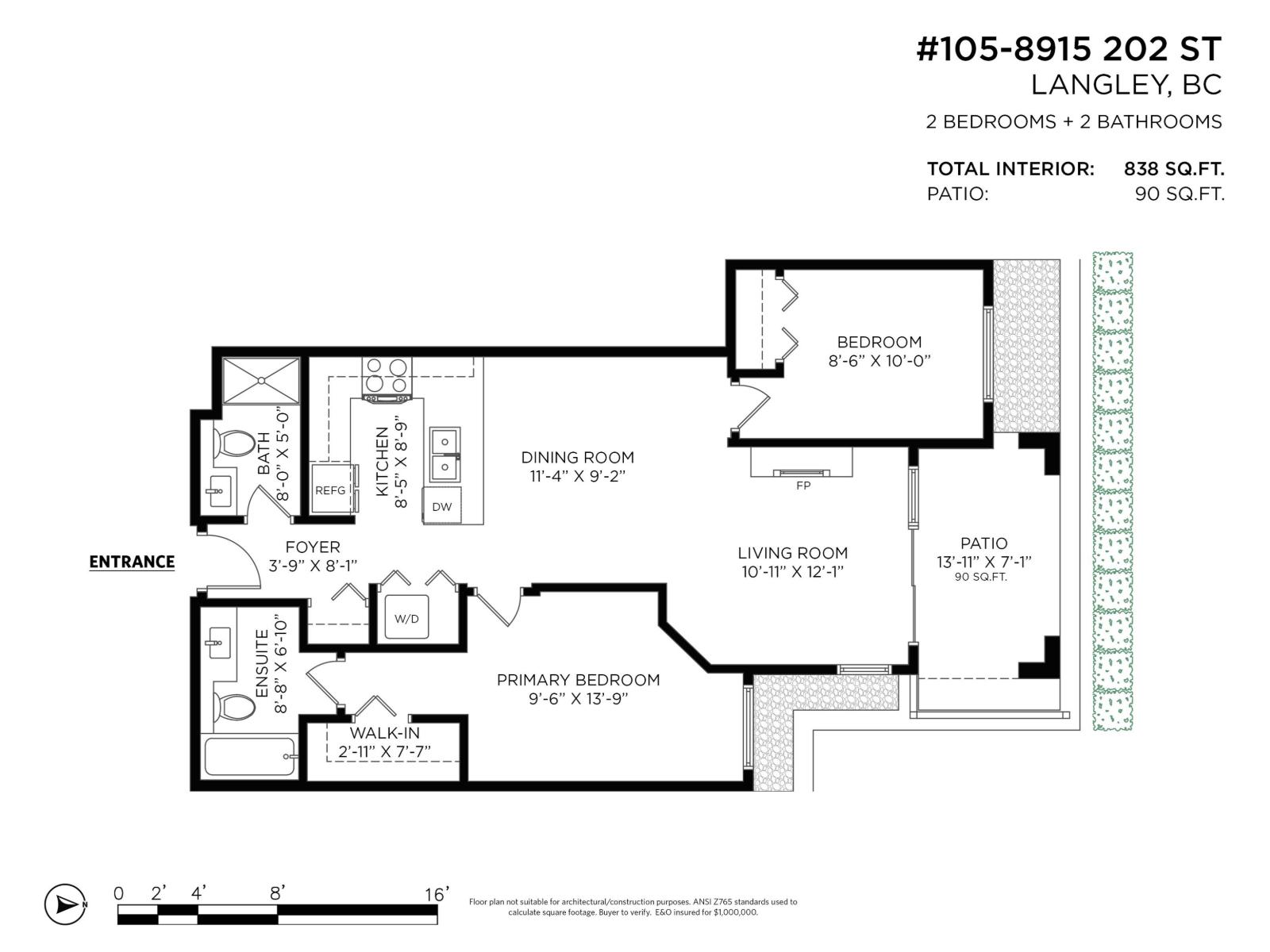 105 8915 202 Street, Langley, British Columbia  V1M 0B5 - Photo 32 - R3118064