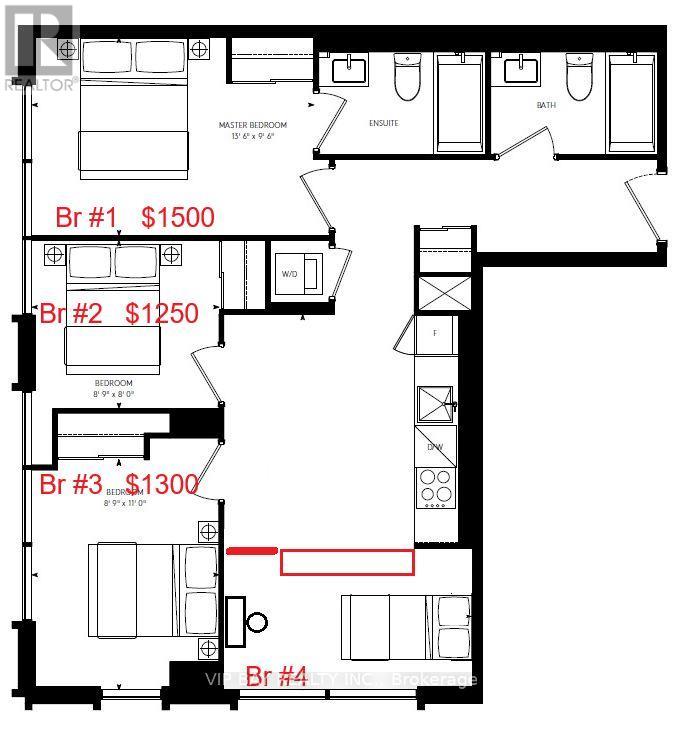 3707 - 82 DALHOUSIE (BEDROOM 3) STREET, Toronto, Ontario