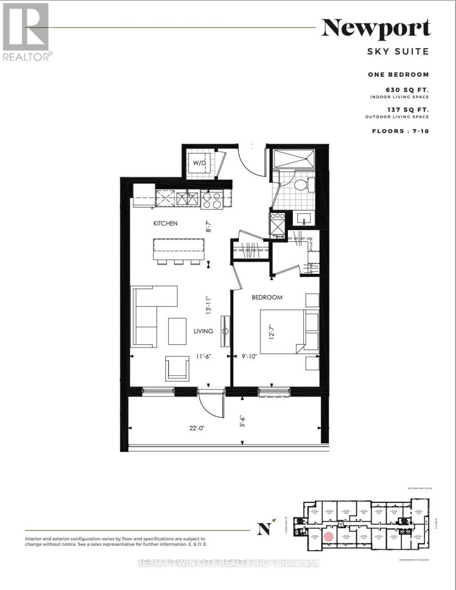 1504 - 181 King Street S, Waterloo, Ontario  N2J 1P5 - Photo 11 - X13068246