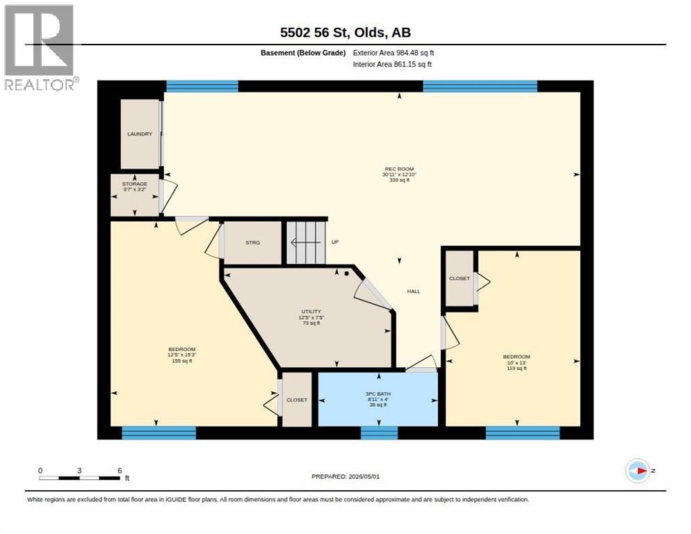 5502 56 Street, Olds, Alberta  T4H 1J9 - Photo 42 - A2306276