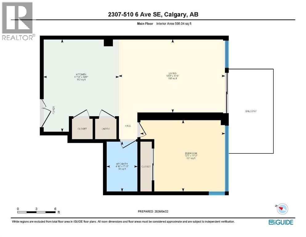 2307, 510 6 Avenue SE, Calgary, Alberta  T2G 1L7 - Photo 25 - A2305694