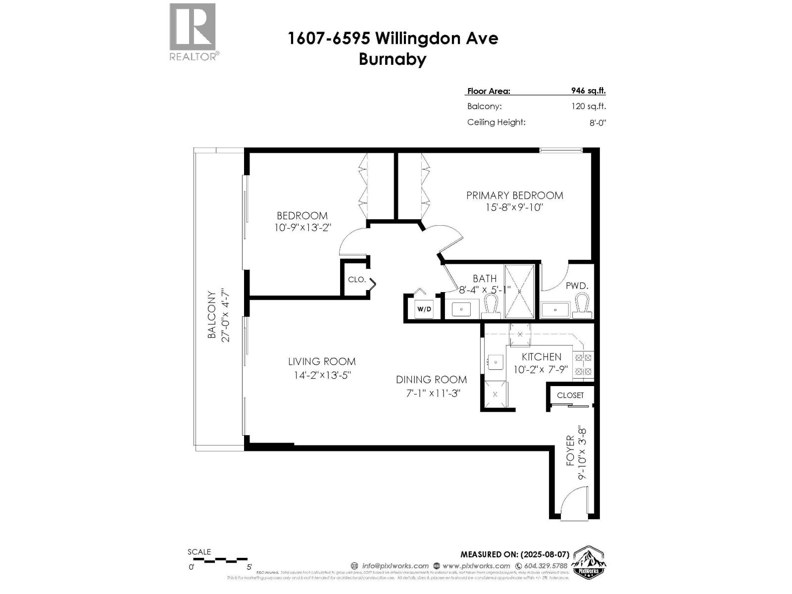 1607 6595 Willingdon Avenue, Burnaby, British Columbia  V5H 4E5 - Photo 38 - R3118368