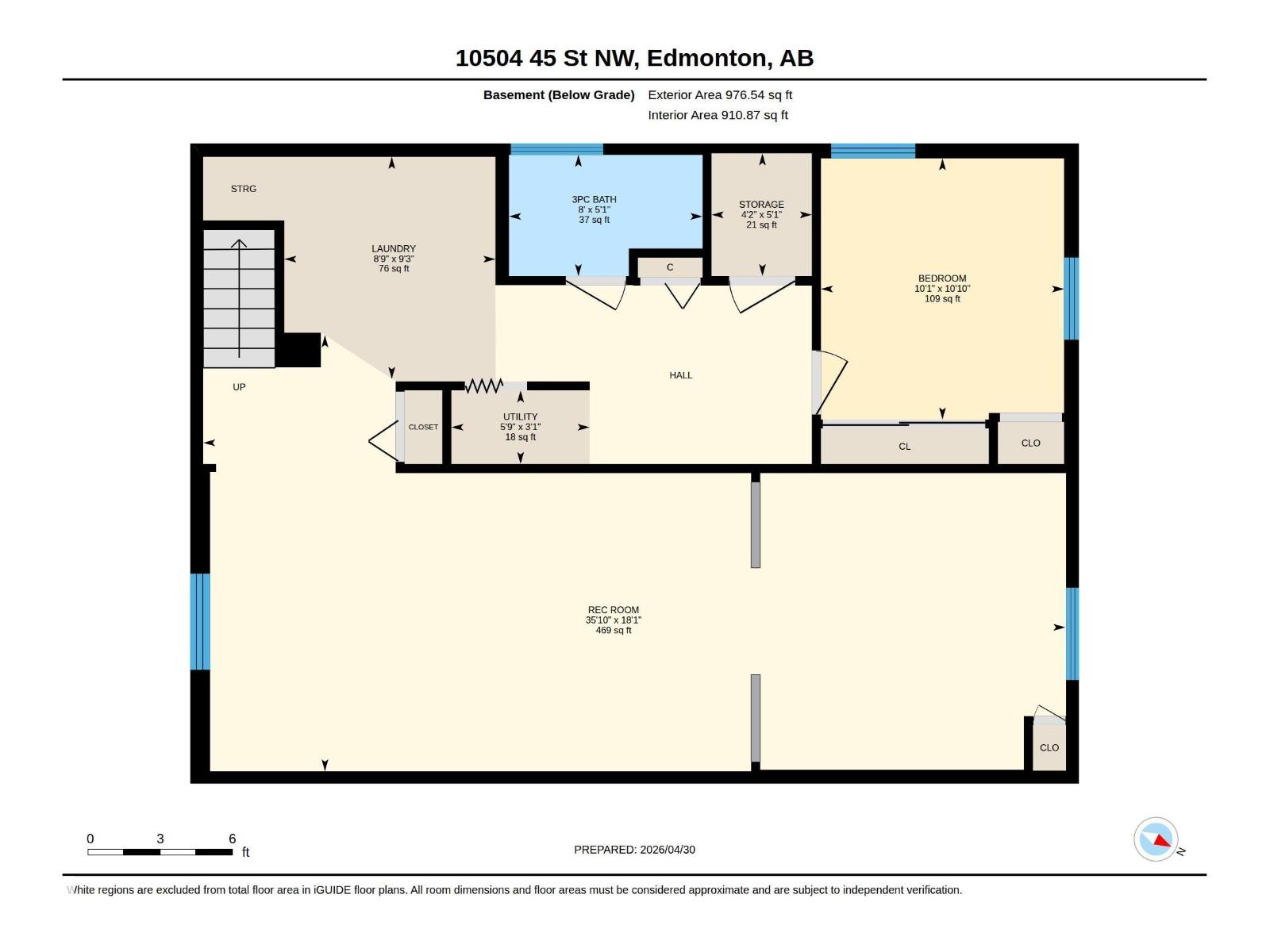 10504 45 St Nw, Edmonton, Alberta  T6A 1X3 - Photo 48 - E4485363