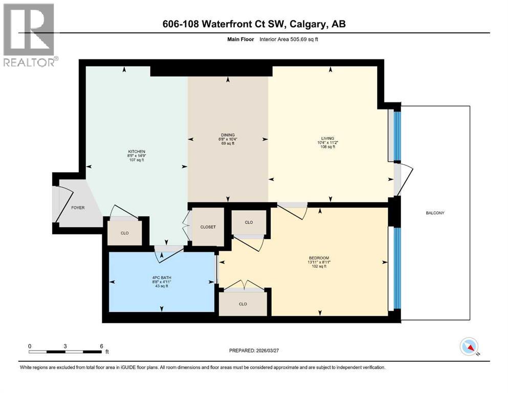606, 108 Waterfront Court Sw, Calgary, Alberta  T2P 1K7 - Photo 17 - A2297186