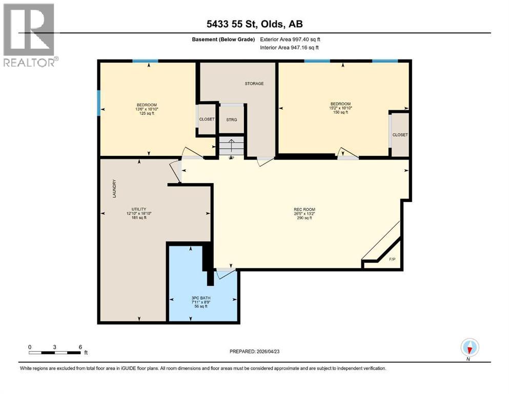 5433 55 Street, Olds, Alberta  T4H 1J8 - Photo 37 - A2304764