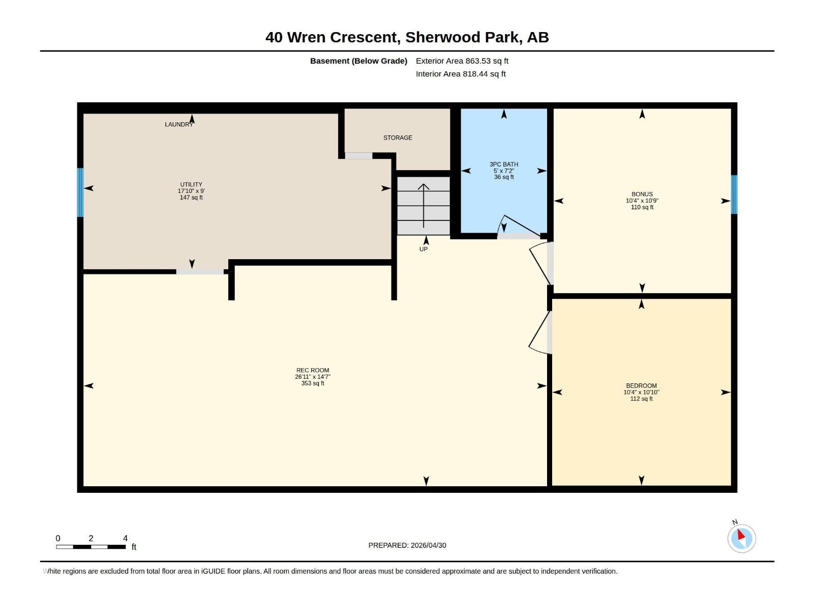 40 Wren Cr, Sherwood Park, Alberta  T8A 0G5 - Photo 53 - E4485431