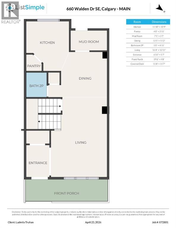 660 Walden Drive SE, Calgary, Alberta  T2X 0Z5 - Photo 3 - A2304936