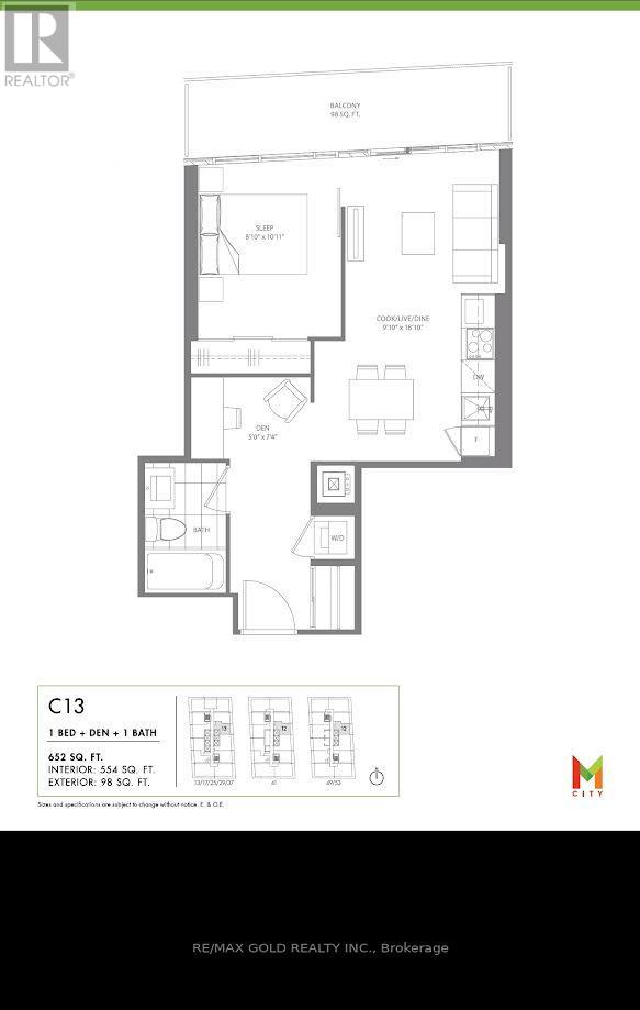 1713 - 3900 Confederation Parkway SE, Mississauga, Ontario  L5B 0M3 - Photo 3 - W13074632