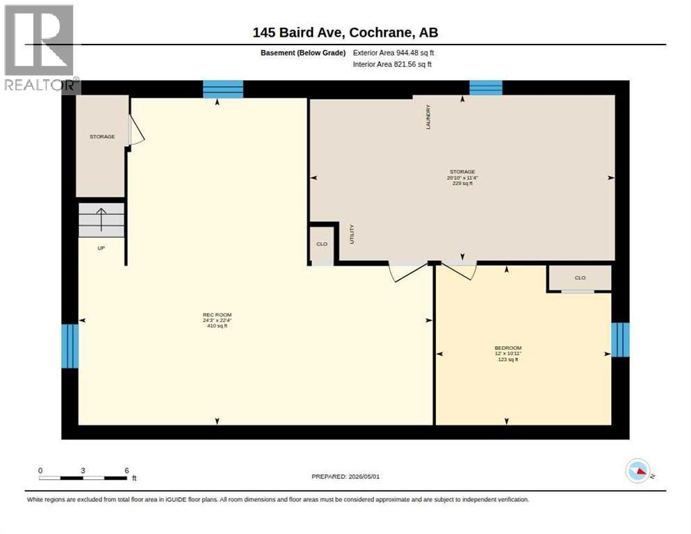 145 Baird Avenue, Cochrane, Alberta  T4C 1C7 - Photo 38 - A2297105